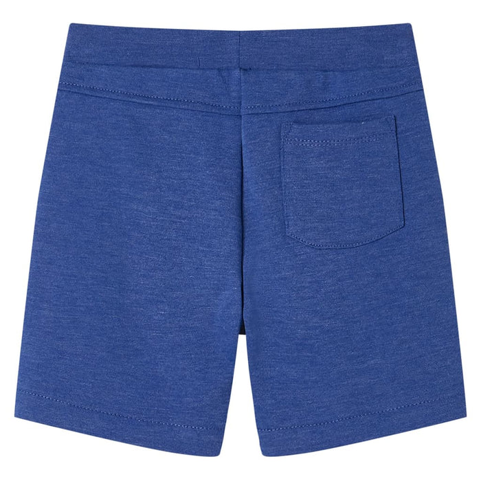 Pantaloncini per Bambini con Coulisse Blu MÃ©lange 140cod mxl 134481