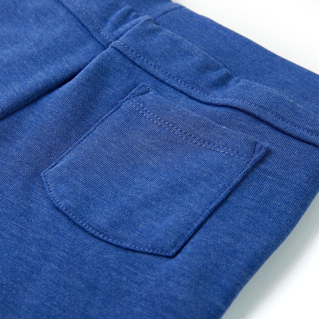 Pantaloncini per Bambini con Coulisse Blu Mélange 140 11908