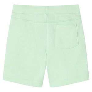 Pantaloncini per Bambini con Coulisse Verde Brillante 92