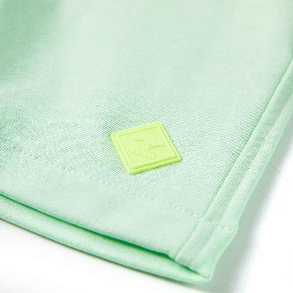 Pantaloncini per Bambini con Coulisse Verde Brillante 92