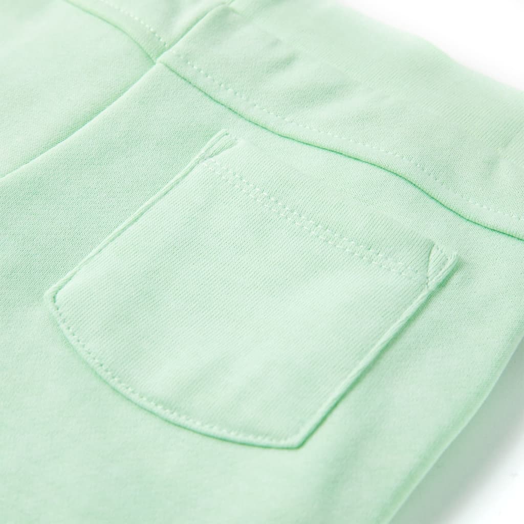Pantaloncini per Bambini con Coulisse Verde Brillante 92 11909