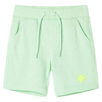 Pantaloncini per Bambini con Coulisse Verde Brillante 116cod mxl 86489