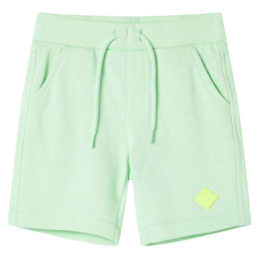 Pantaloncini per Bambini con Coulisse Verde Brillante 116cod mxl 86489