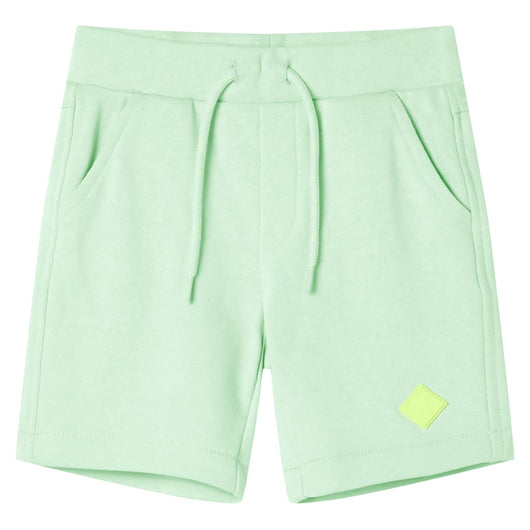Pantaloncini per Bambini con Coulisse Verde Brillante 140cod mxl 86488