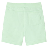 Pantaloncini per Bambini con Coulisse Verde Brillante 140cod mxl 86488