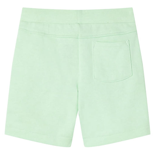 Pantaloncini per Bambini con Coulisse Verde Brillante 140cod mxl 86488
