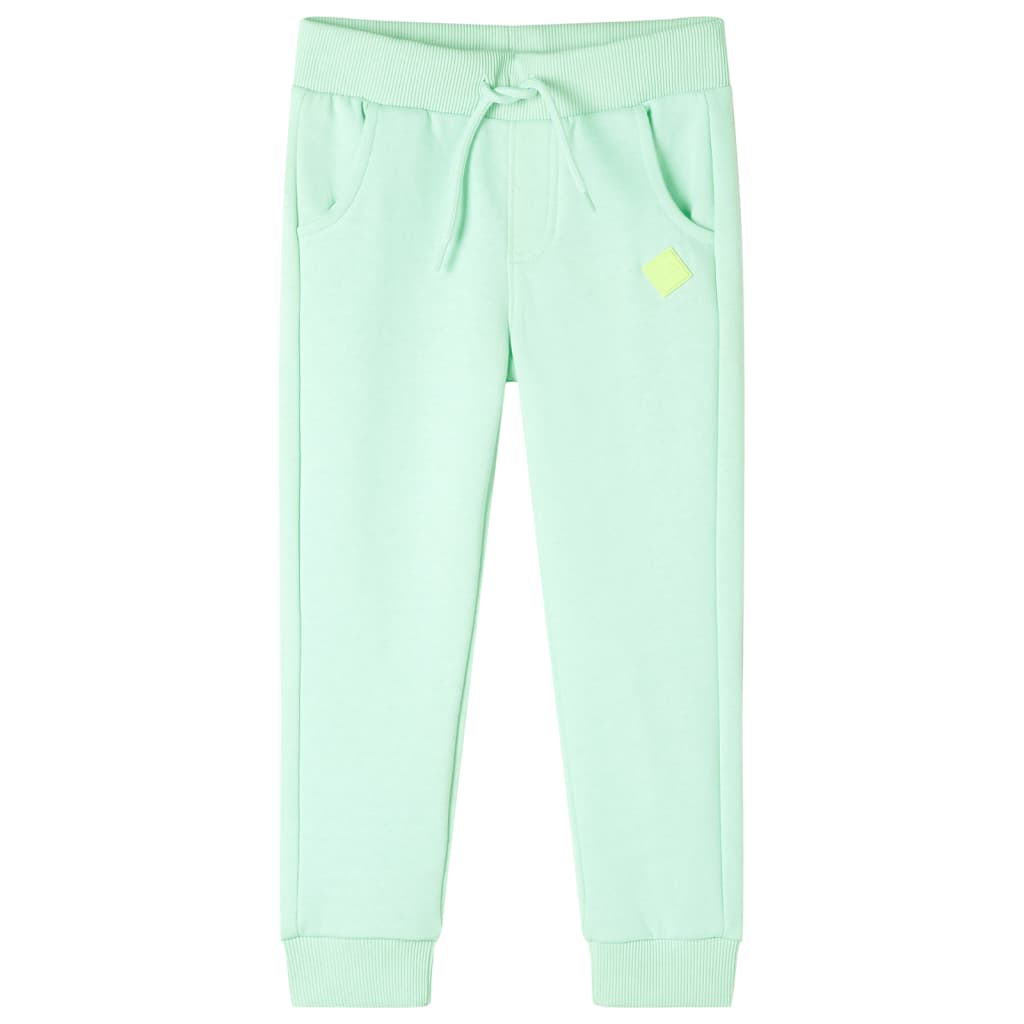 Pantaloni Tuta per Bambini Verde Brillante 92cod mxl 109454