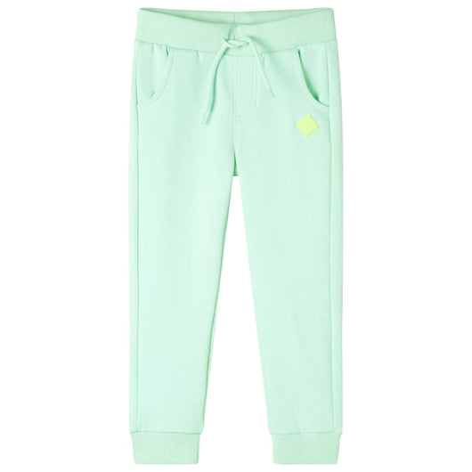 Pantaloni Tuta per Bambini Verde Brillante 92cod mxl 109454