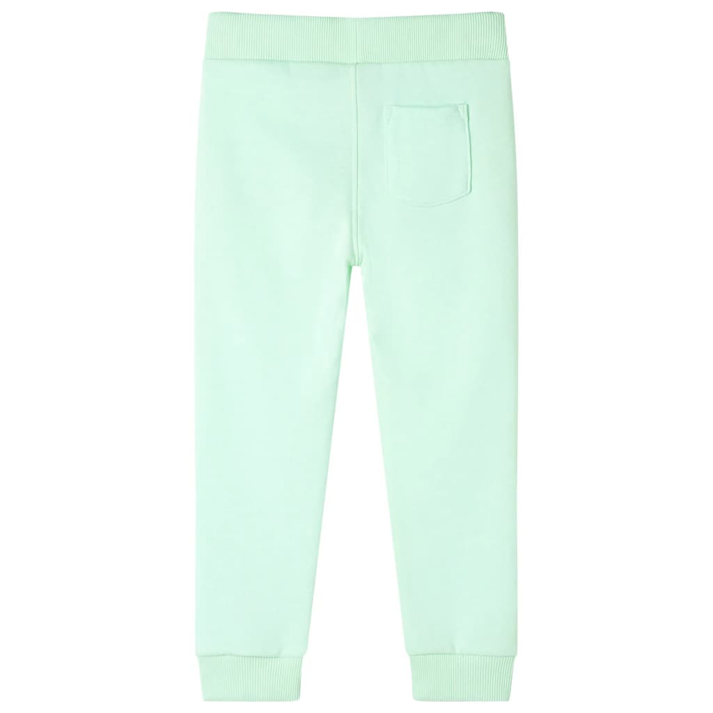 Pantaloni Tuta per Bambini Verde Brillante 92cod mxl 109454