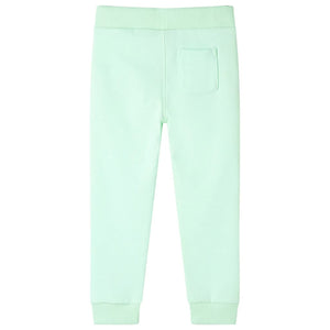 Pantaloni Tuta per Bambini Verde Brillante 116 11921