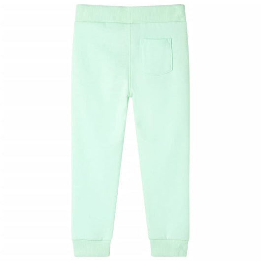 Pantaloni Tuta per Bambini Verde Brillante 140