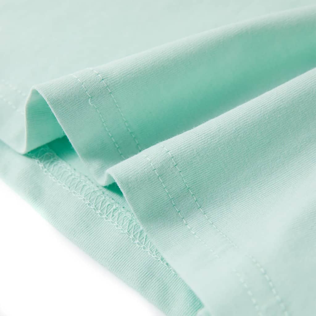 Maglietta da Bambina Menta Chiaro 128 11932