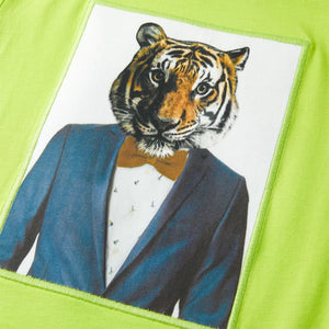 Maglietta da Bambino a Maniche Corte Lime 104