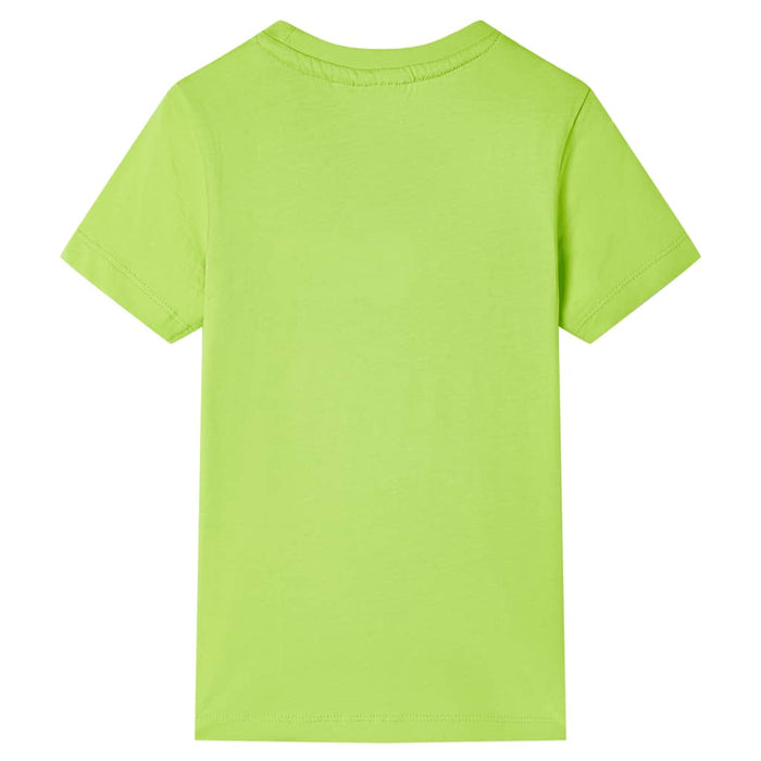 Maglietta da Bambino a Maniche Corte Lime 116cod mxl 134482