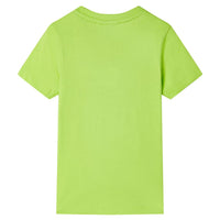 Maglietta da Bambino a Maniche Corte Lime 128