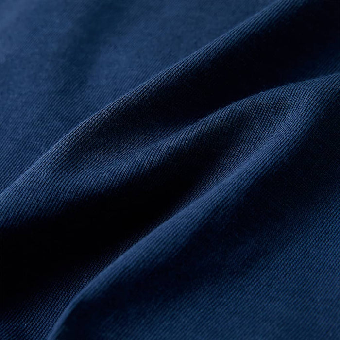 Maglietta da Bambino a Maniche Corte Blu Scuro 104 11940