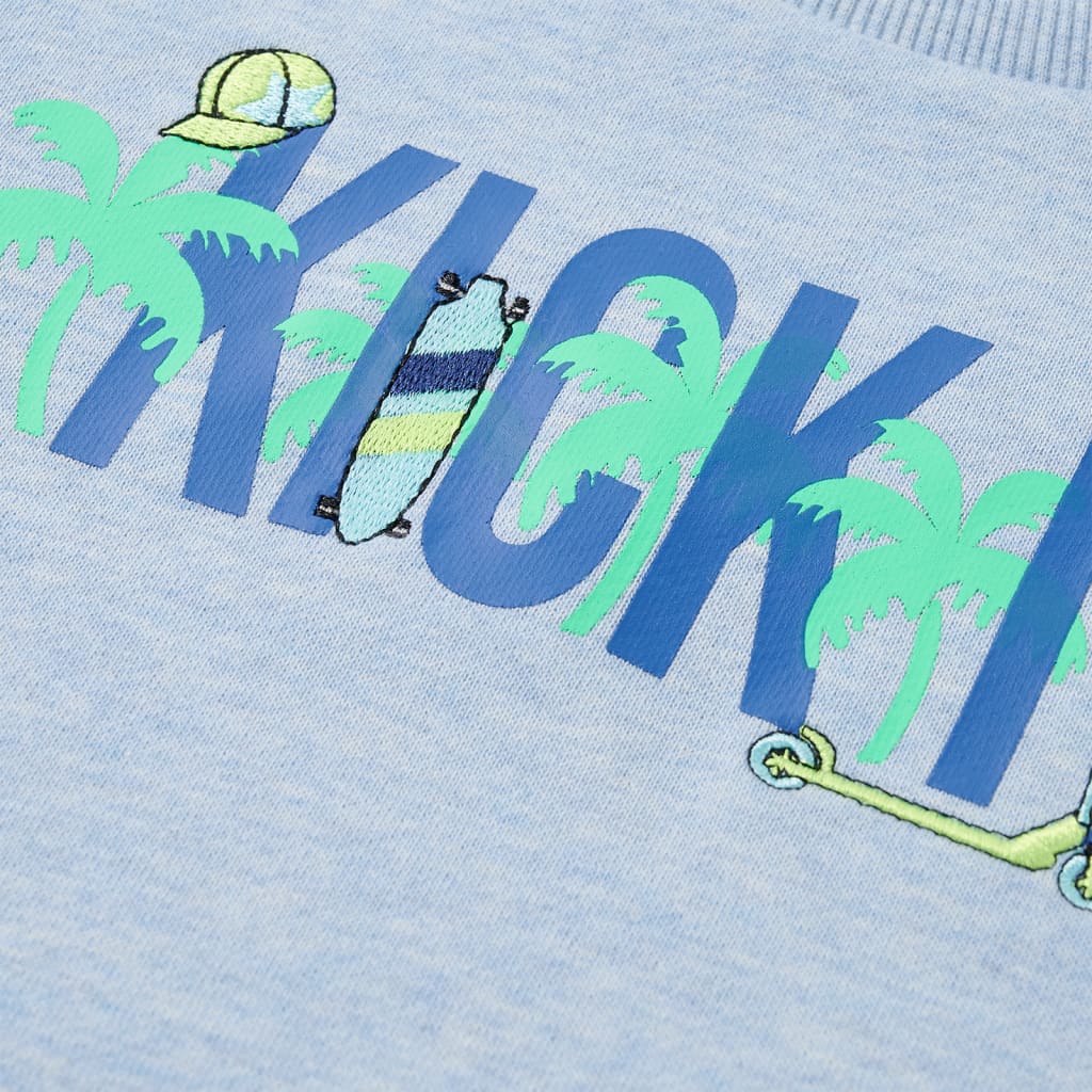 Felpa da Bambino Blu Tenue Mélange 104 11970