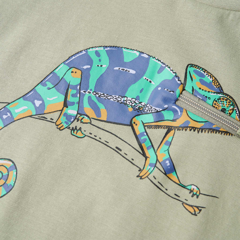 Maglietta da Bambino a Maniche Corte Cachi Chiaro 92 12004