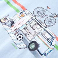 Maglietta da Bambino Azzurra 92 12039