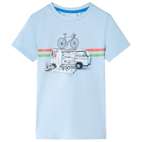 Maglietta da Bambino Azzurra 104cod mxl 116959