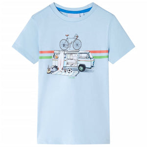 Maglietta da Bambino Azzurra 116cod mxl 85234