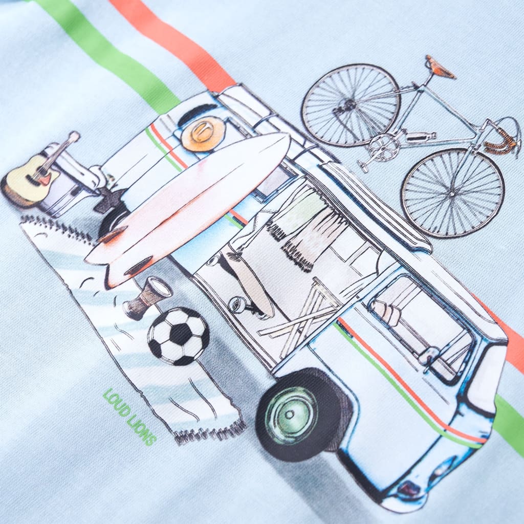 Maglietta da Bambino Azzurra 140 12043