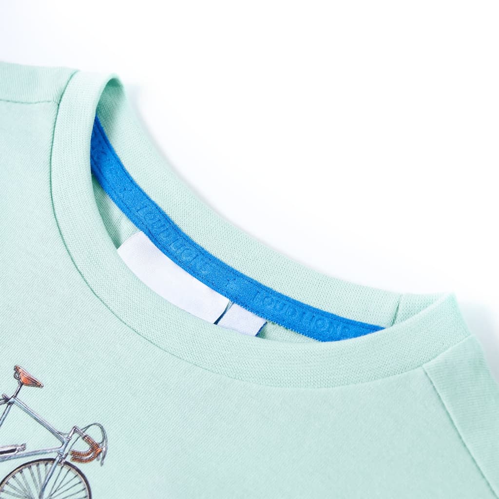 Maglietta da Bambina Menta Chiaro 116 12046