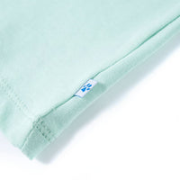 Maglietta da Bambina Menta Chiaro 116