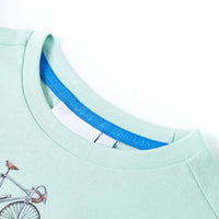 Maglietta da Bambina Menta Chiaro 128cod mxl 133170