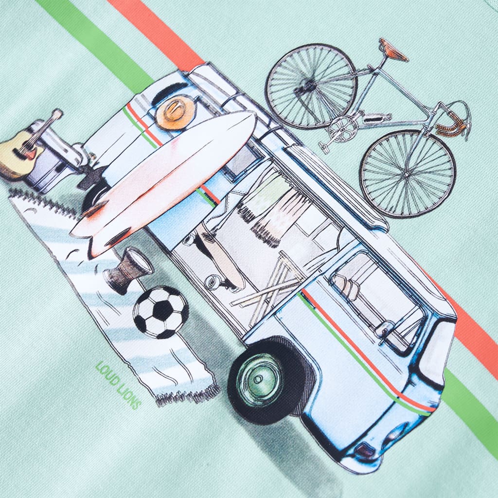 Maglietta da Bambina Menta Chiaro 140 12048