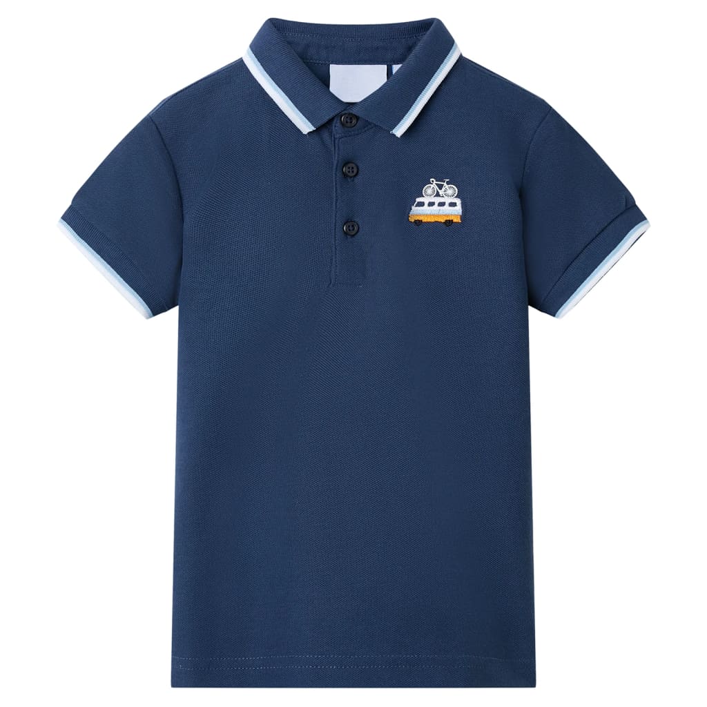 Polo da Bambino Blu Scuro 92cod mxl 110727