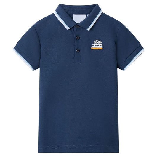 Polo da Bambino Blu Scuro 92cod mxl 110727
