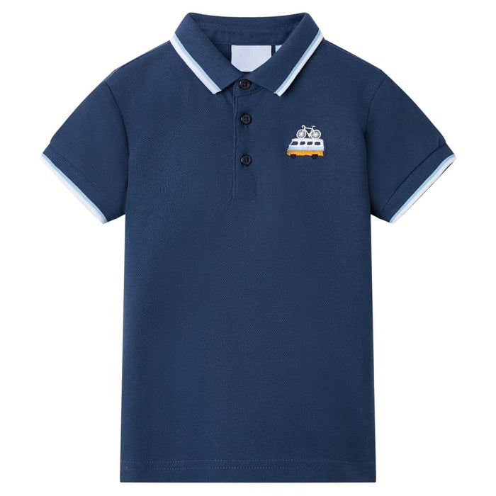 Polo da Bambino Blu Scuro 92cod mxl 110727