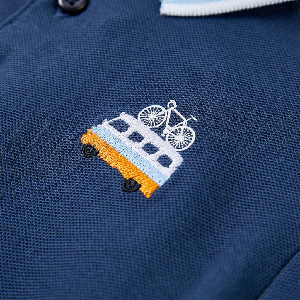 Polo da Bambino Blu Scuro 104