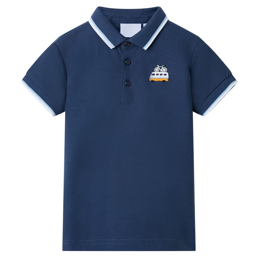 Polo da Bambino Blu Scuro 116cod mxl 134764