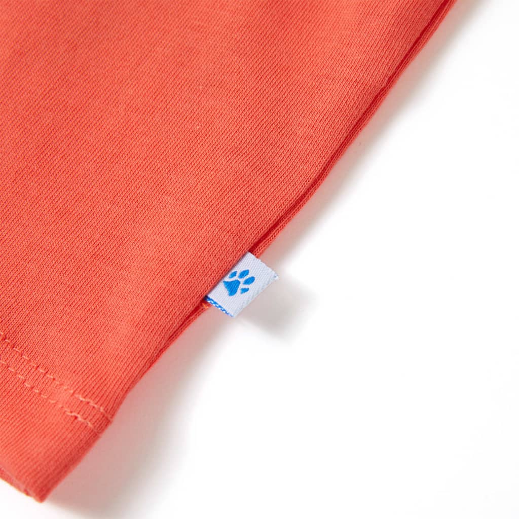 Maglietta da Bambino Maniche Corte Rosso Chiaro 92 12084