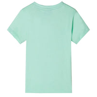 Maglietta da Bambino Maniche Corte Verde Chiaro 92cod mxl 109456