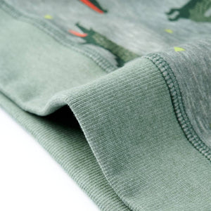 Felpa da Bambino Cachi Chiaro Mélange 104 12095