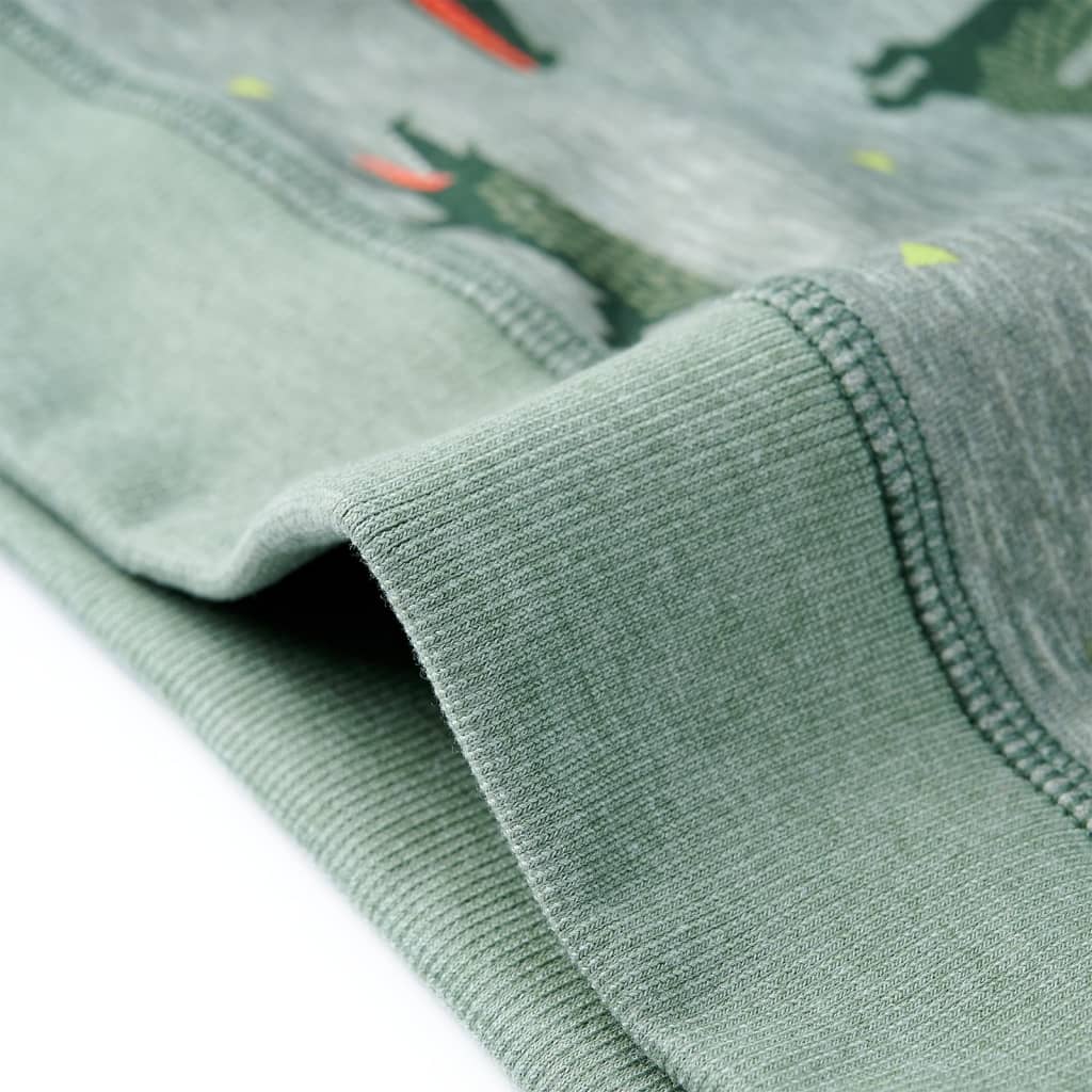 Felpa da Bambino Cachi Chiaro Mélange 116 12096