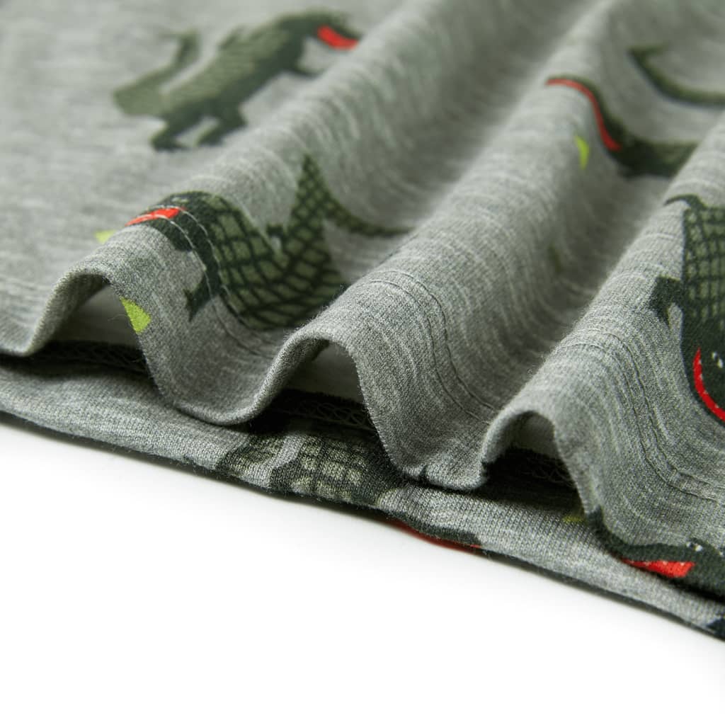 Maglietta da Bambino Cachi Chiaro Mélange 104 12100