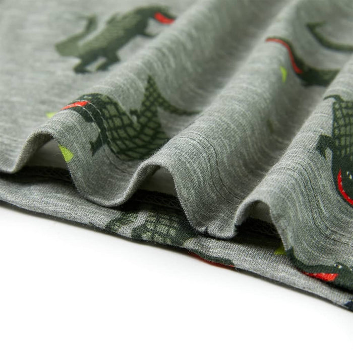 Maglietta da Bambino Cachi Chiaro Mélange 128 12102