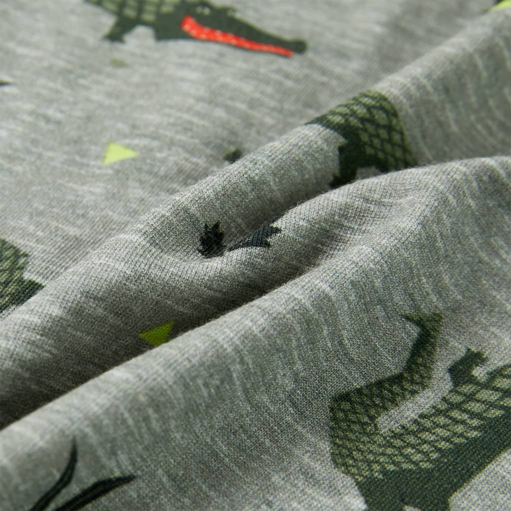 Maglietta da Bambino Cachi Chiaro Mélange 140 12103