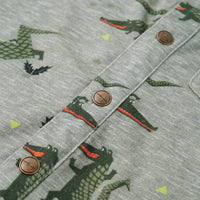 Camicia da Bambino Cachi Chiaro Mélange 140