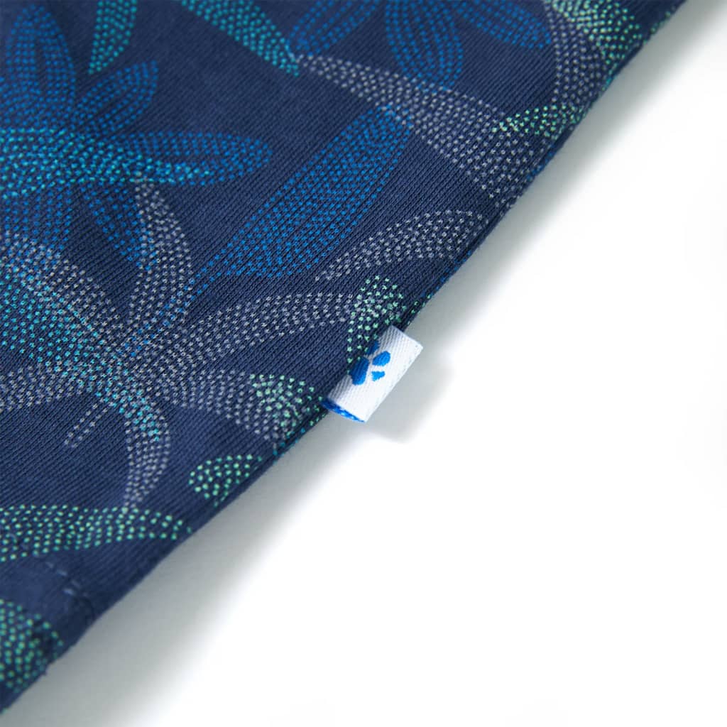 Maglietta da Bambino Blu Marino 140 12113