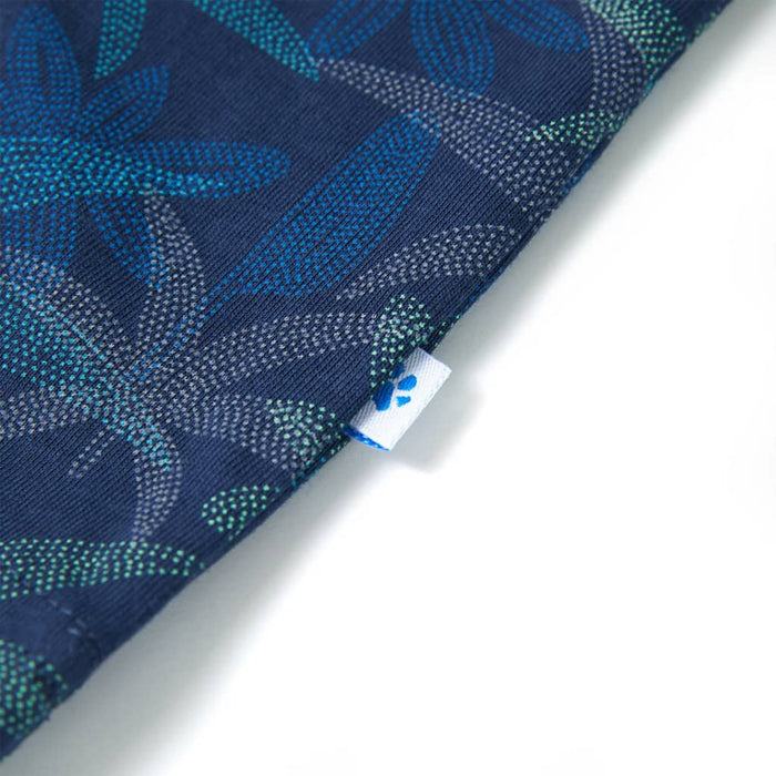 Maglietta da Bambino Blu Marino 140 12113