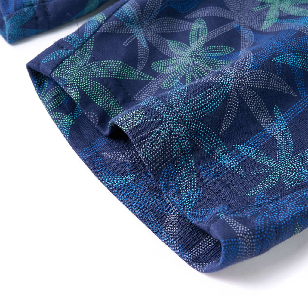 Pantaloncini per Bambini con Coulisse Blu Marino 92 12114