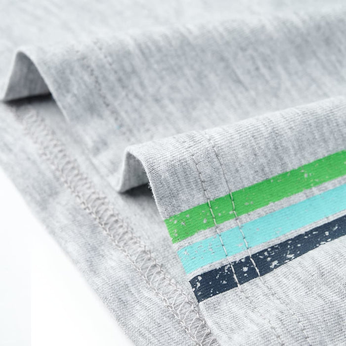 Maglietta da Bambino a Maniche Corte Grigia 116 12151