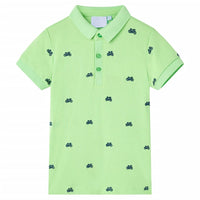 Polo da Bambino Verde Neon 116cod mxl 134824