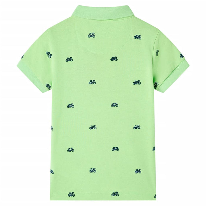 Polo da Bambino Verde Neon 116cod mxl 134824