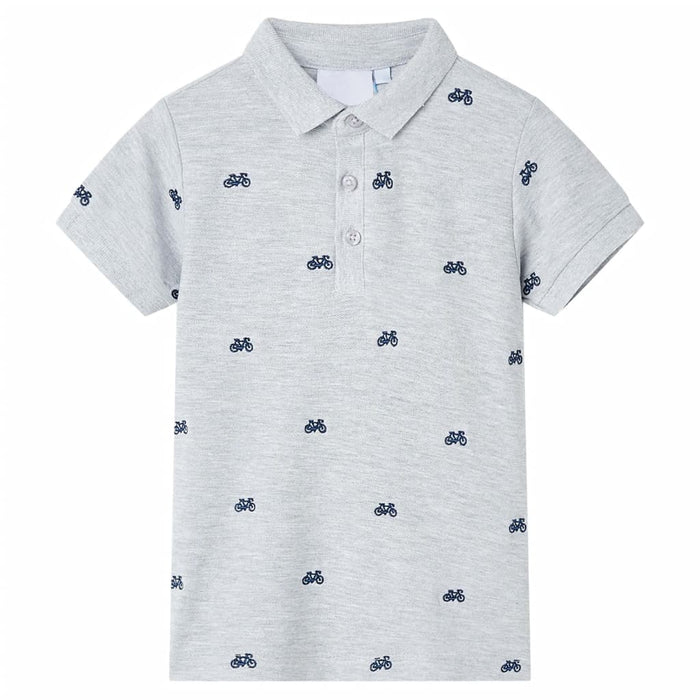 Polo per Bambini Grigio MÃ©lange 92cod mxl 110730